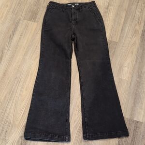 Old Navy Charcoal Extra High Rise Flare-Leg Women's Jeans